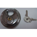 Cheap Shengli Stainless Steel Round Disc Padlock with Flat Key